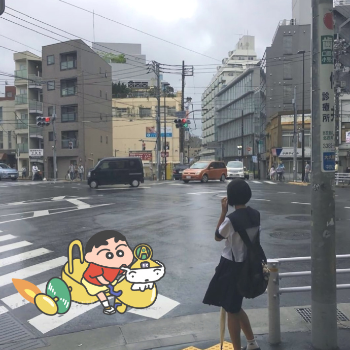 蜡笔小新超可爱背景图