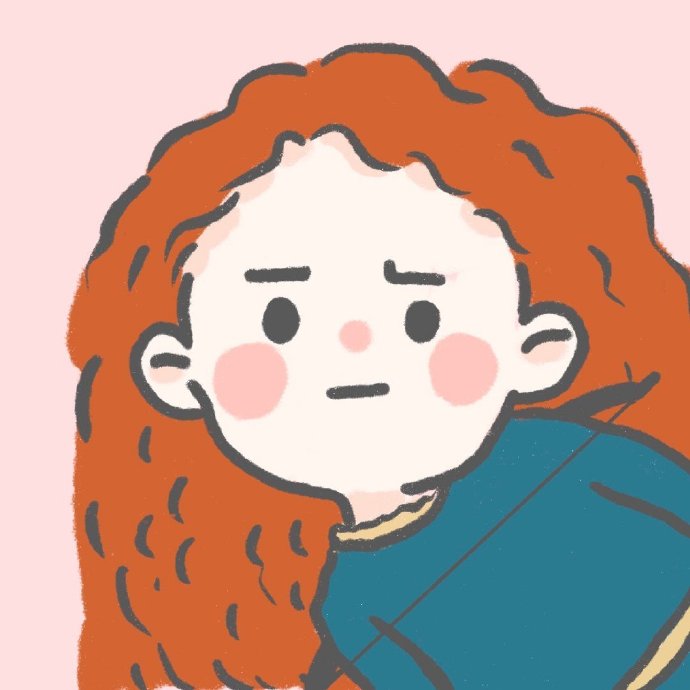 探头看的可爱卡通微信头像