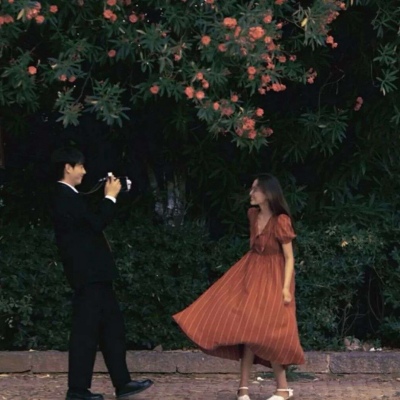 超甜的真人背影情侣头像