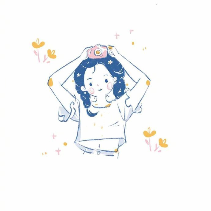 可爱手绘插画微信头像