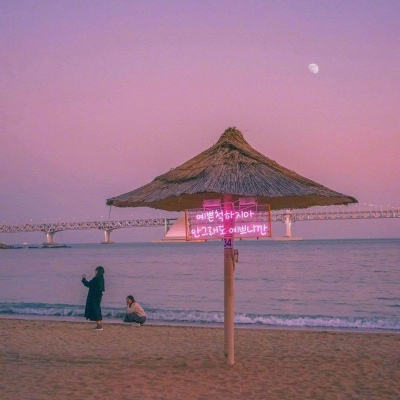 ins唯美夕阳风景微信头像