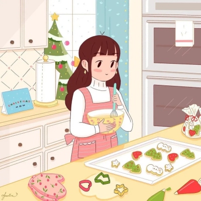 小清新插画微信头像