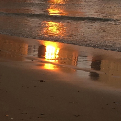 最新好看的唯美日落风景头像
