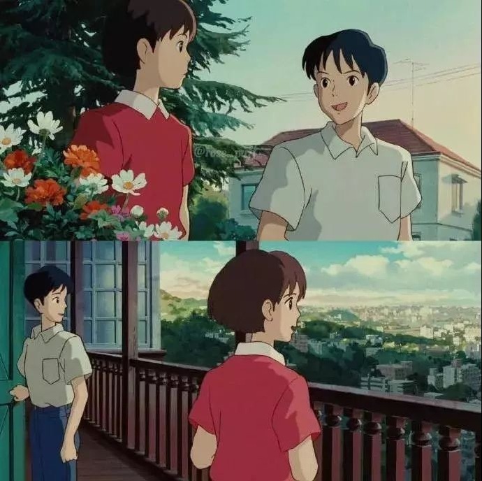 简约动漫文艺的微信背景图