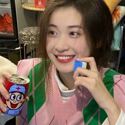 甜美可爱少女心粉色系女生微信头像