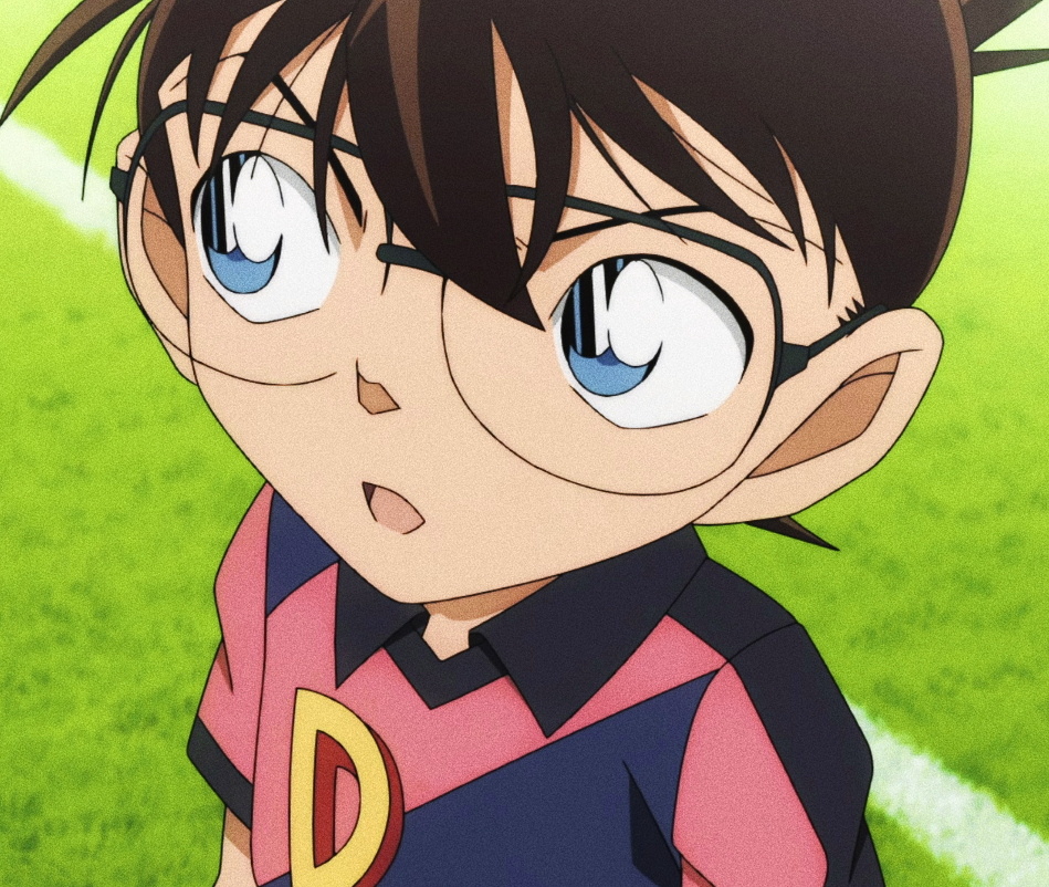 《名侦探柯南剧场版：第11名前锋》江户川柯南可爱微信头像