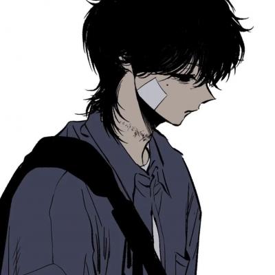 有意境的动漫二次元男生头像