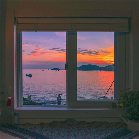 浪漫唯美的夕阳微信素材图片