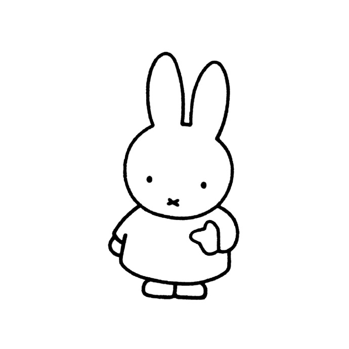 可爱卡哇伊的米菲兔子微信头像