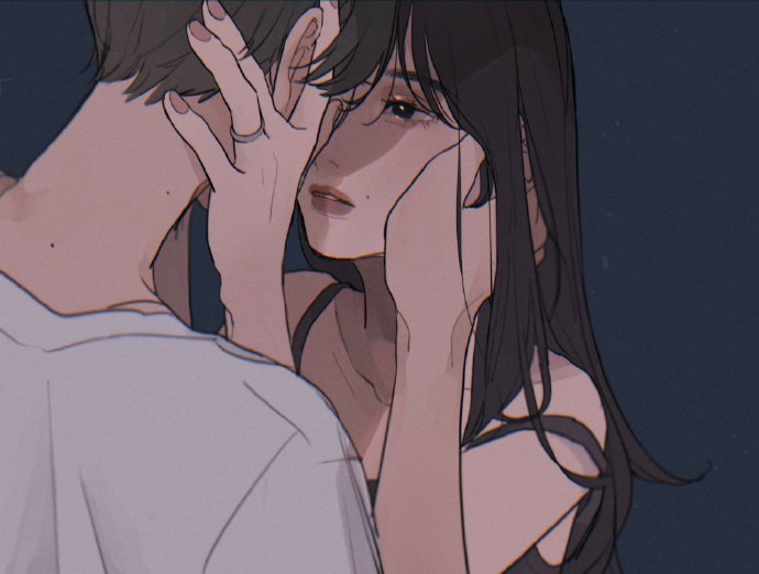 超酷超飒的手绘小姐姐微信头像