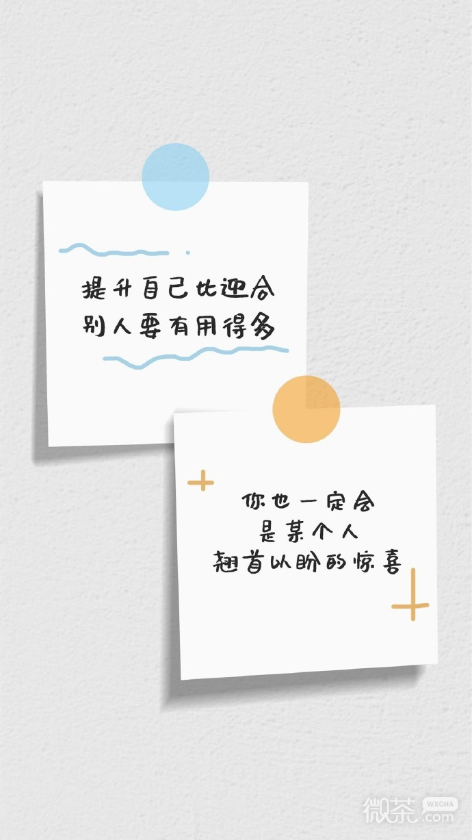 清新简约的文字聊天背景图