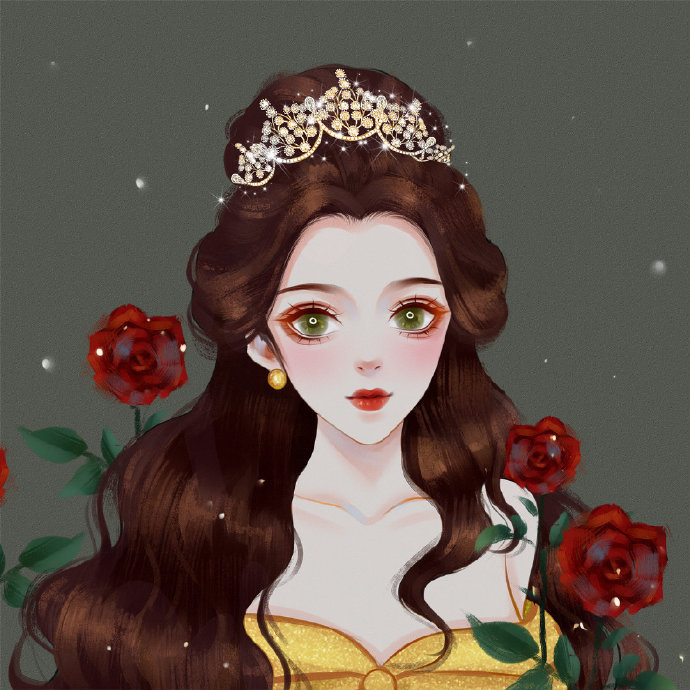 端庄美艳的迪士尼公主微信头像