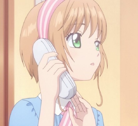 《魔卡少女樱 透明卡牌篇》木之本樱微信头像