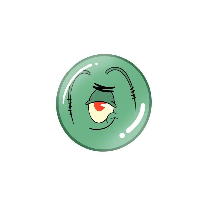 圆圆的可爱海绵宝宝微信头像