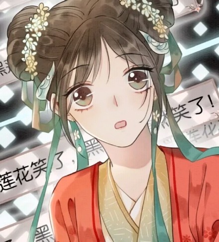 动漫古风美少女微信头像