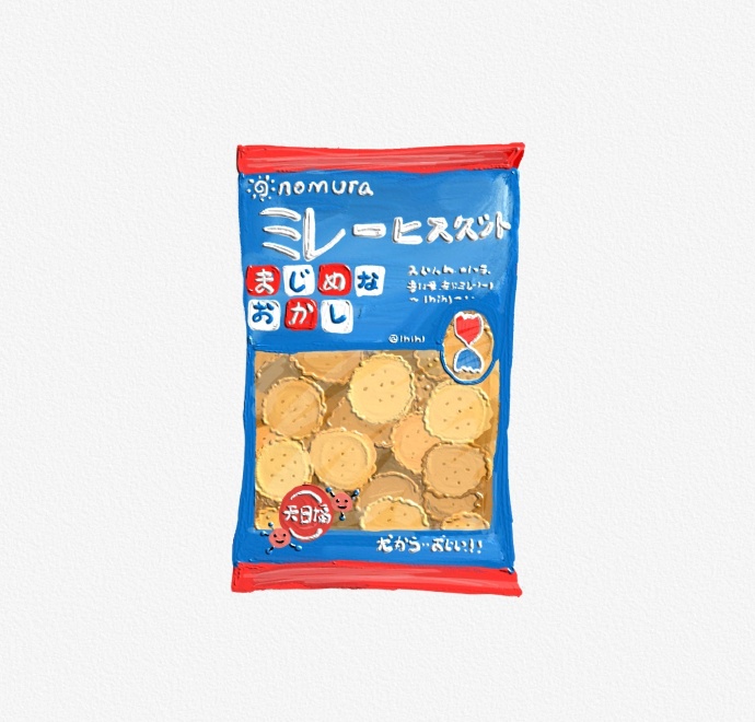 各种零食手绘微信小头像