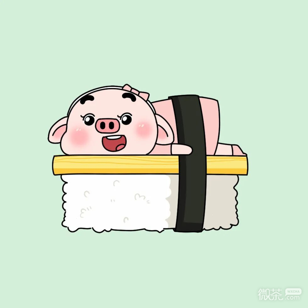 猪小屁情侣微信头像