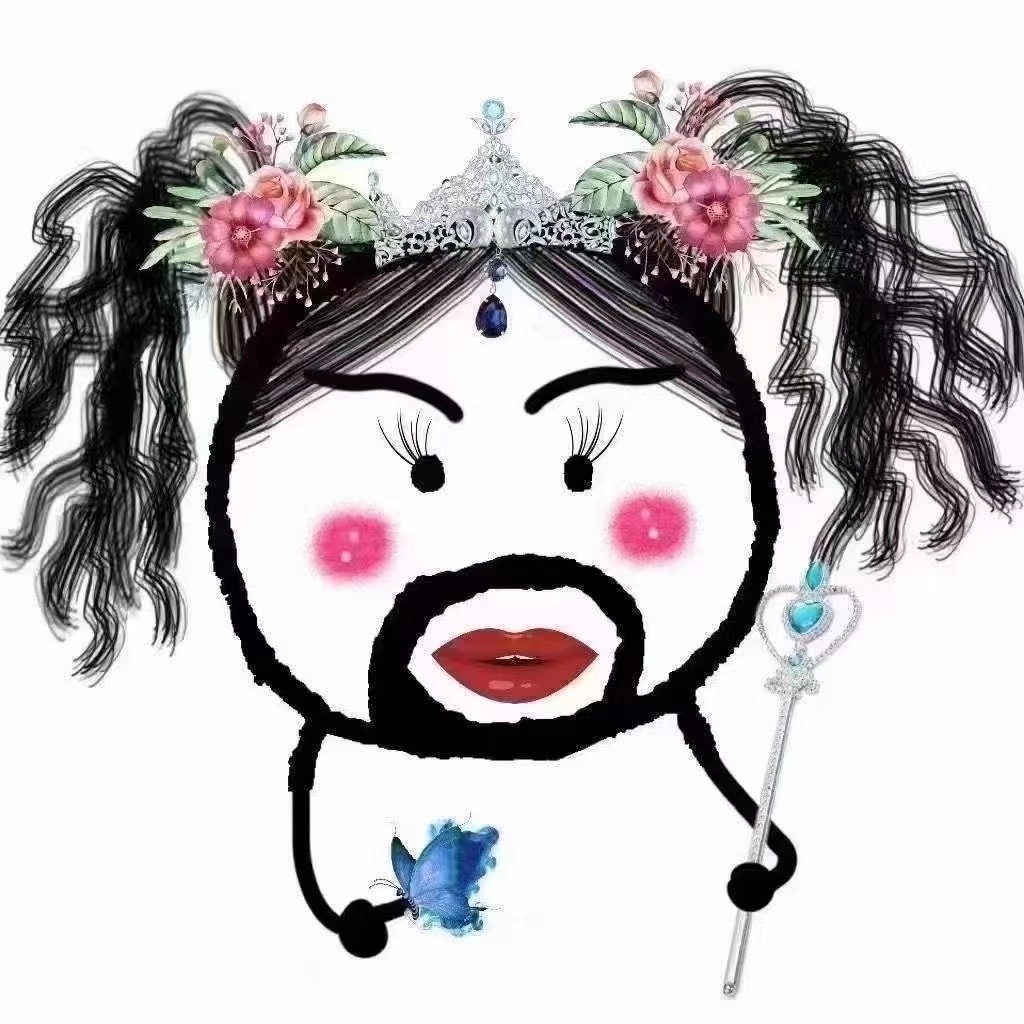 大叔脸小姐姐微信头像