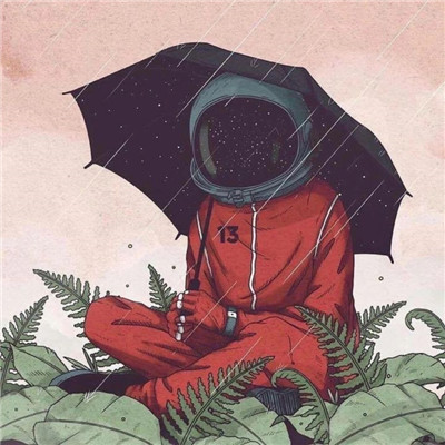 超酷的太空人微信头像