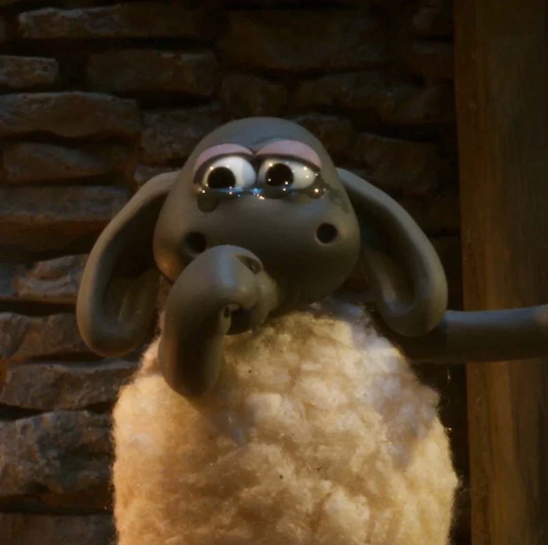 小羊肖恩可爱微信头像