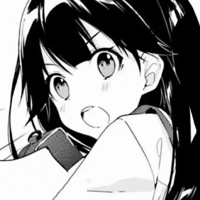 白色系可爱动漫女生微信头像