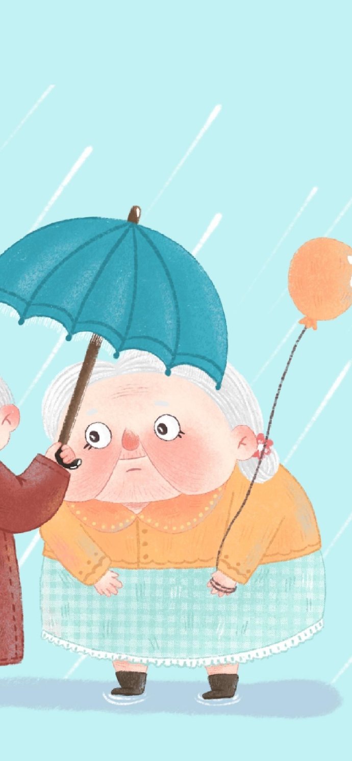 一人一半可爱卡通情侣微信头像