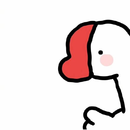 手绘可爱小动物向人打招呼可爱微信头像