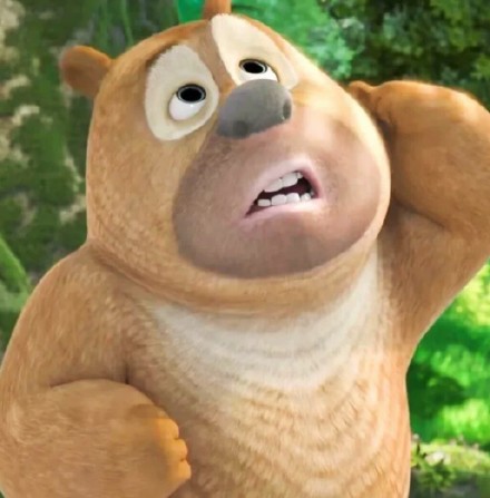 《熊出没》小时候的熊大熊二可爱微信头像