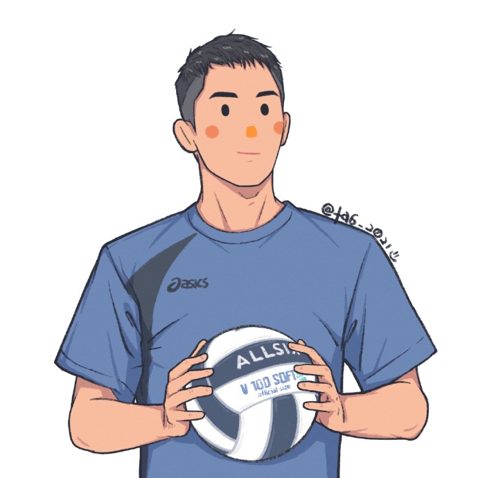 运动男孩帅气插画微信头像