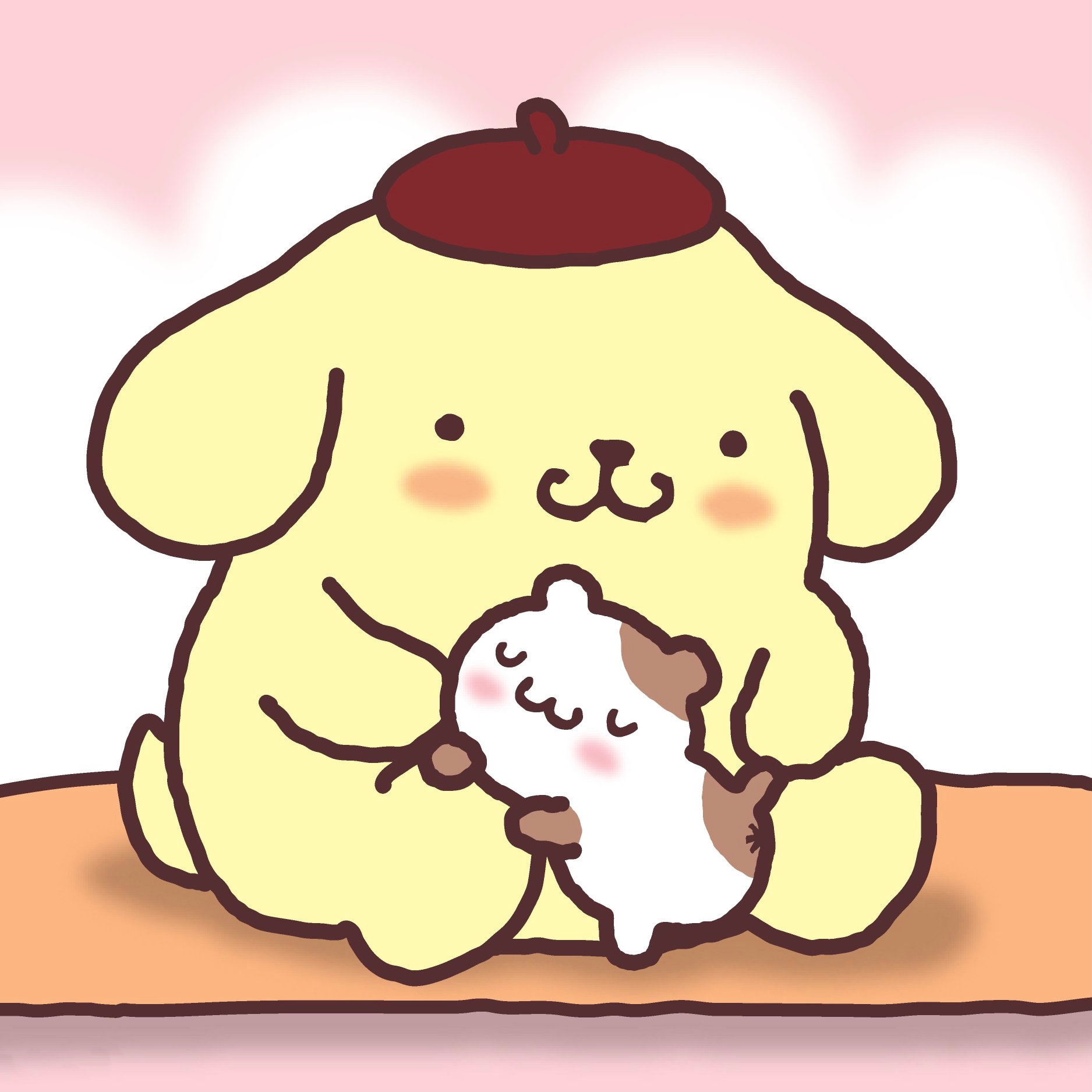 敲可爱的布丁狗微信头像