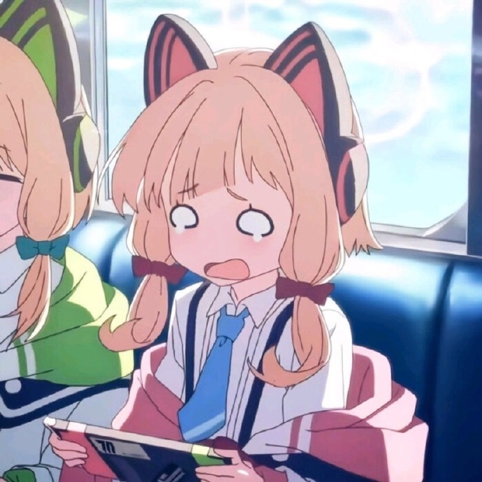 可爱二次元的闺蜜微信头像