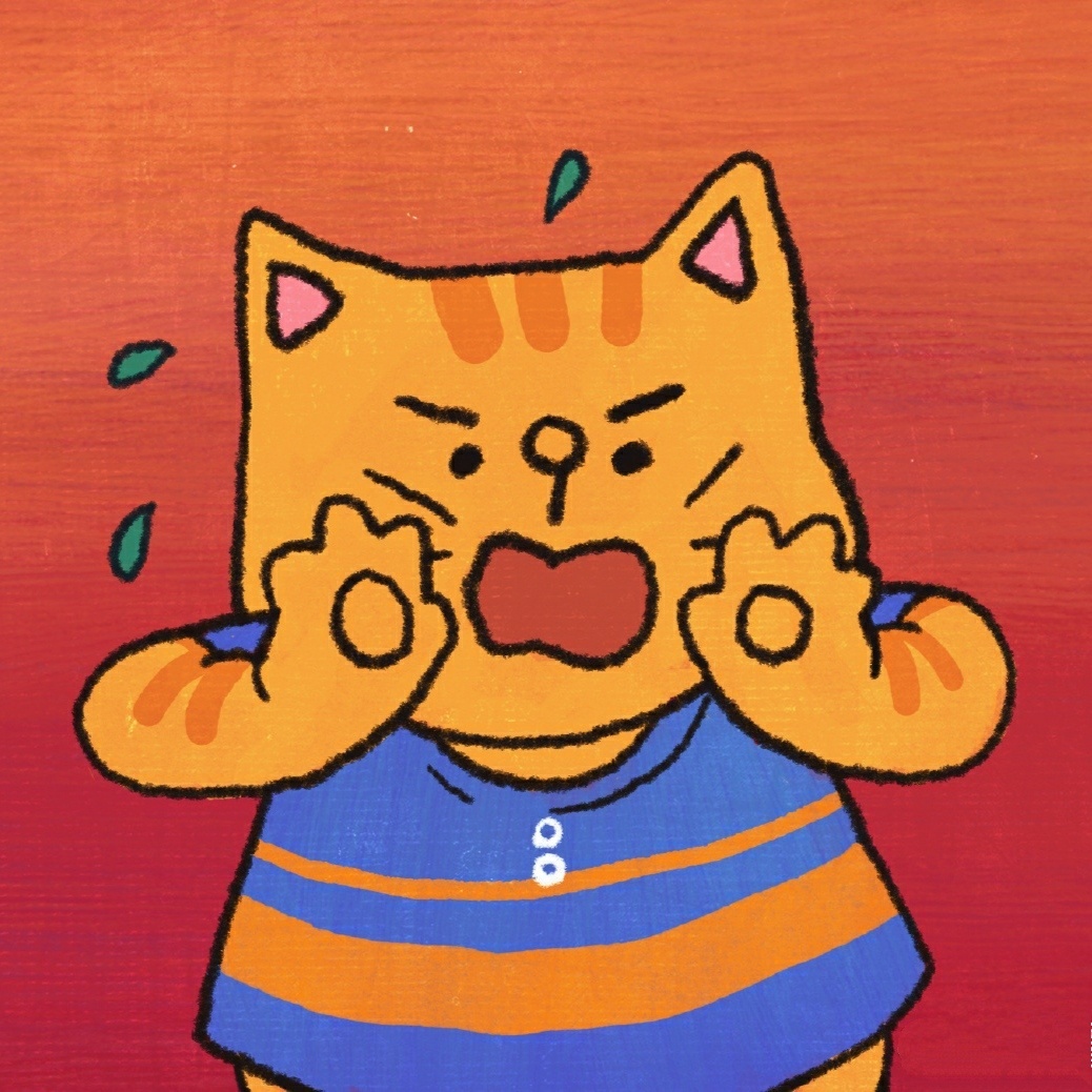 手绘可爱卡通猫猫微信头像