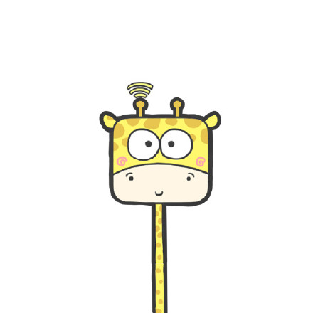 卡通方块动物可爱微信头像