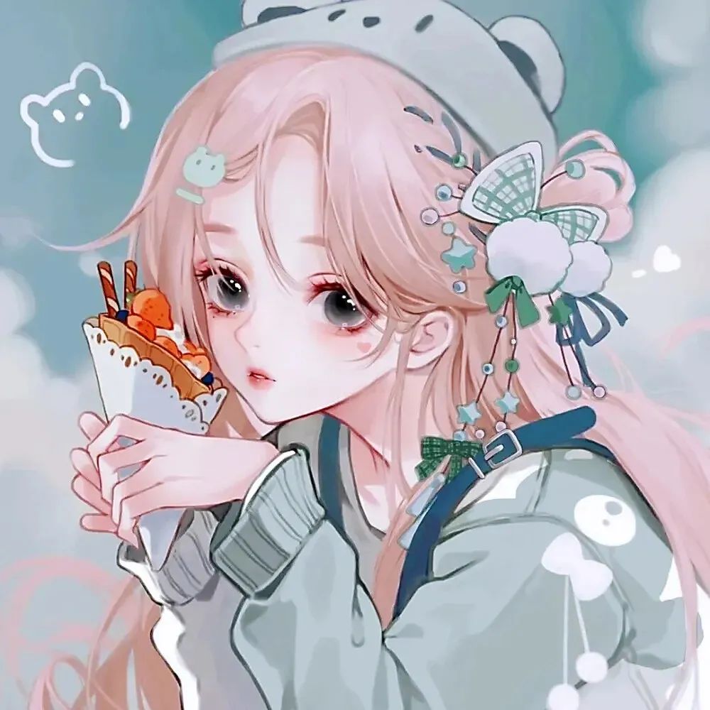 好看的动漫头像：靠边睡着的时候