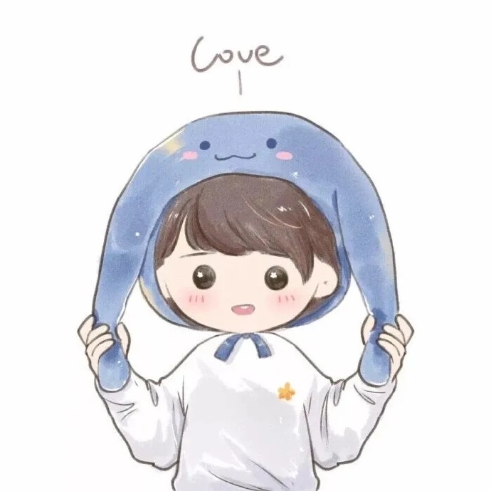 二次元卡通情侣微信头像