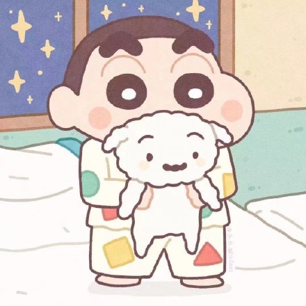 手绘蜡笔小新微信头像