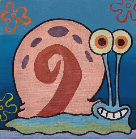 手绘海绵宝宝微信头像