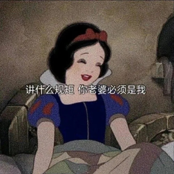 迪士尼公主拽姐版本朋友圈背景图 ​​​​