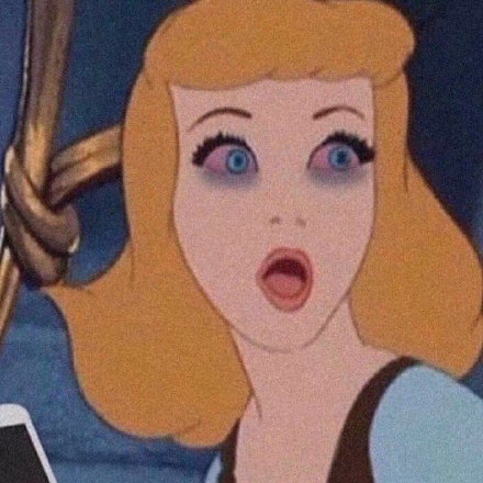 迪士尼公主搞怪微信头像