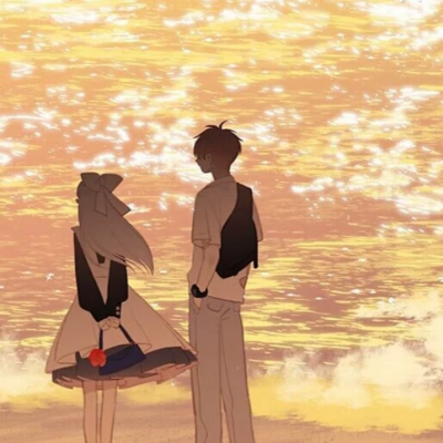 很浪漫的二次元情侣头像