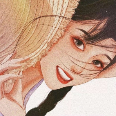 可甜可盐的手绘动漫女生微信头像