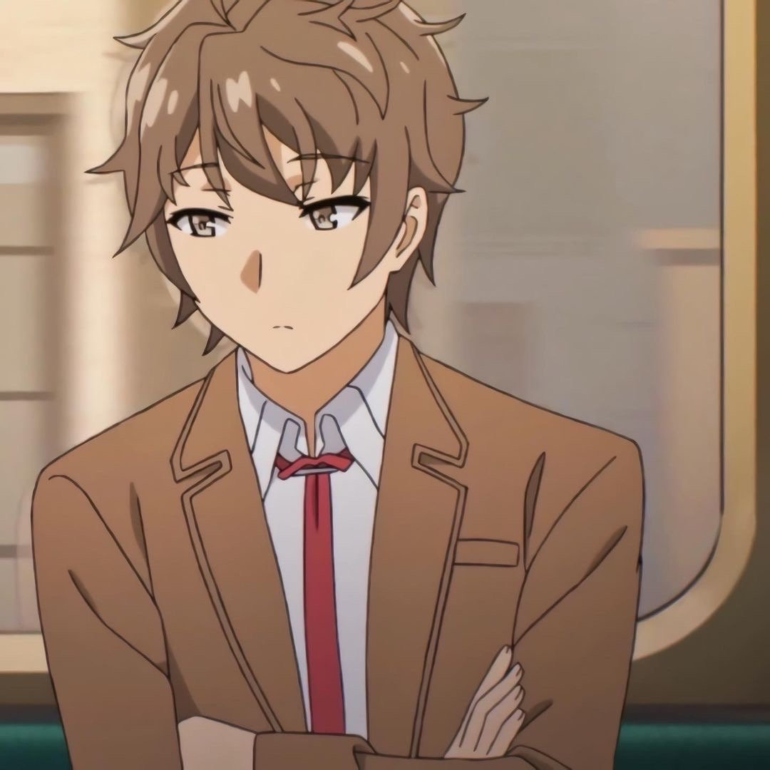 《青春猪头少年不会梦到兔女郎学姐》樱岛麻衣&梓川咲太情侣微信头像