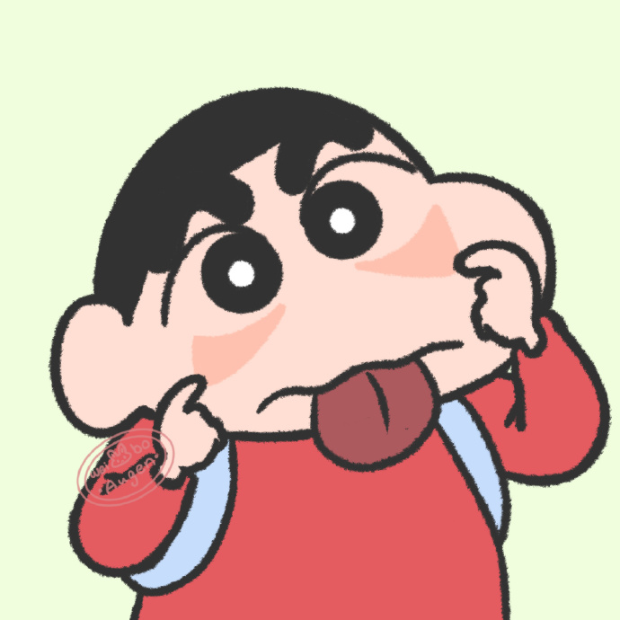 沙雕蜡笔小新放飞自我微信头像