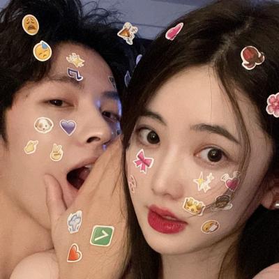 很幸福的高调情侣头像