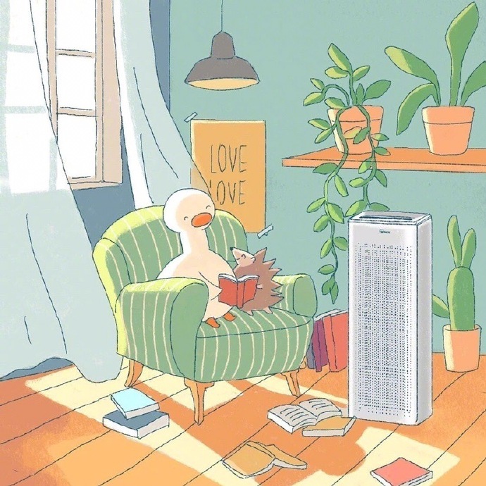 动画卡通可爱微信聊天背景图