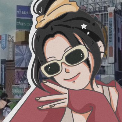 又甜又可爱的插画情侣头像