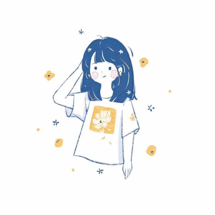 可爱手绘插画微信头像