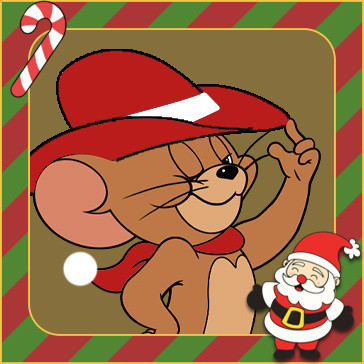 《猫和老鼠》圣诞限定微信头像