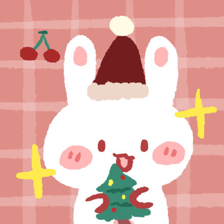 卡通可爱圣诞节动物微信头像