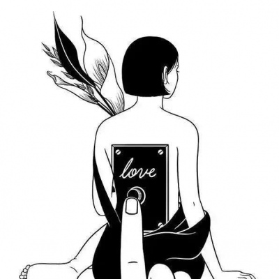 炫酷的黑白风个性微信头像